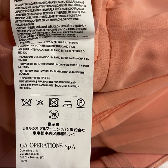 Emporio Armani Peach Sleeveless Dress - Picture 8 of 11